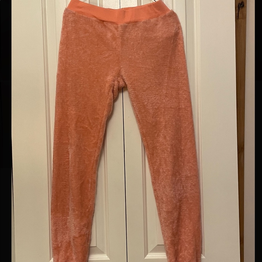 SUPER comfy fuzzy pink pants